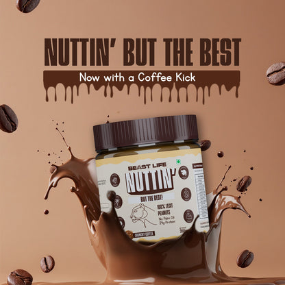 Beastlife Peanut Butter Crunchy Coffee 350g