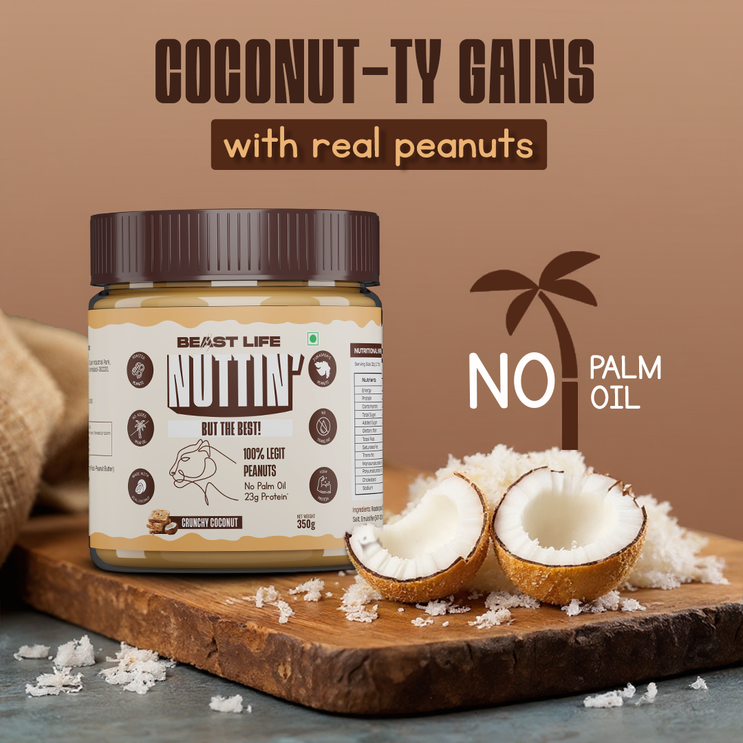 Beastlife Peanut Butter Crunchy Coconut 350g
