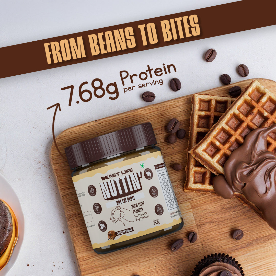 Beastlife Peanut Butter Crunchy Coffee 350g