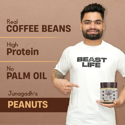 Beastlife Peanut Butter Crunchy Coffee 350g