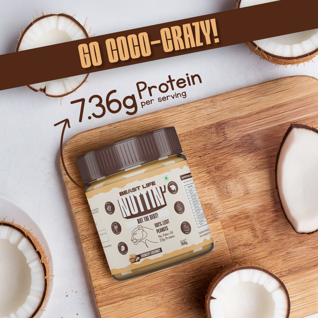 Beastlife Peanut Butter Crunchy Coconut 350g