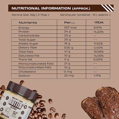 Beastlife Peanut Butter Crunchy Coffee 350g