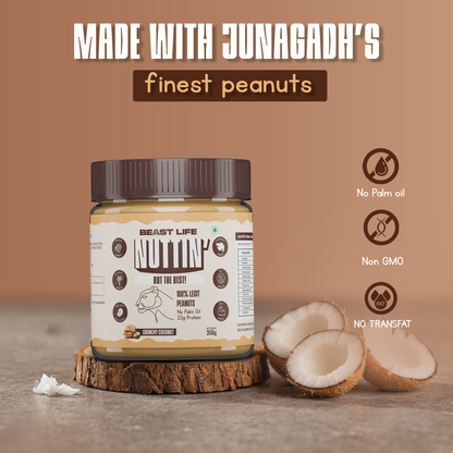 Beastlife Peanut Butter Crunchy Coconut 350g