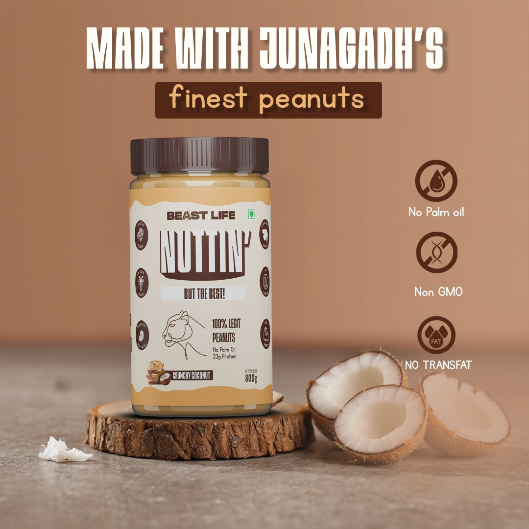Beastlife Peanut Butter Crunchy Coconut 800g