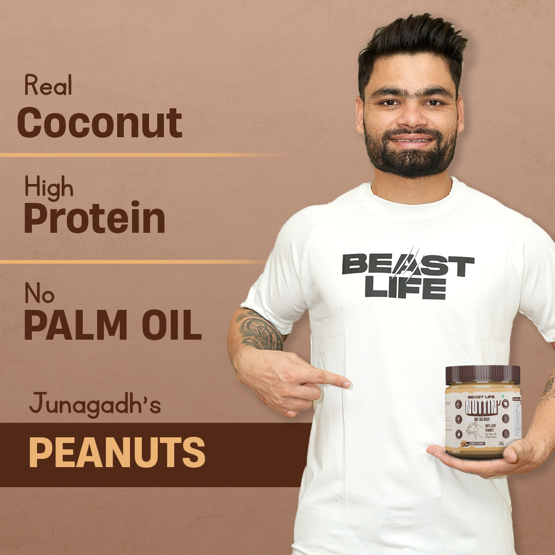 Beastlife Peanut Butter Crunchy Coconut 350g