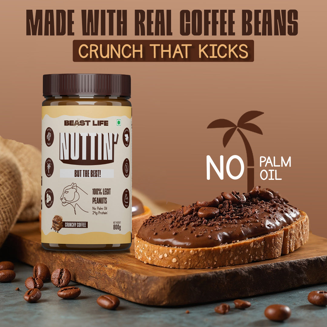 Beastlife Peanut Butter Crunchy Coffee 800g