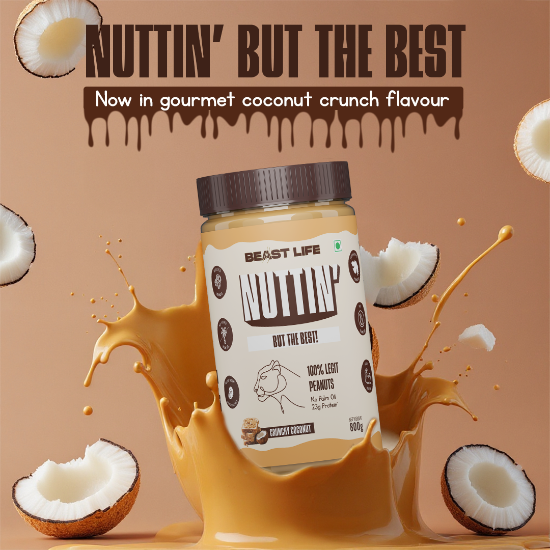 Beastlife Peanut Butter Crunchy Coconut 800g