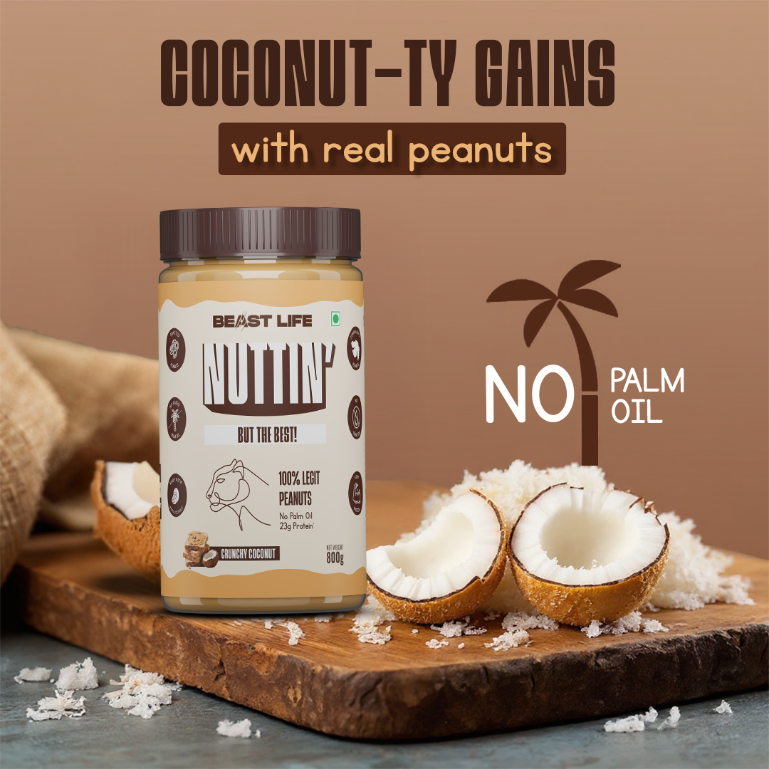 Beastlife Peanut Butter Crunchy Coconut 800g