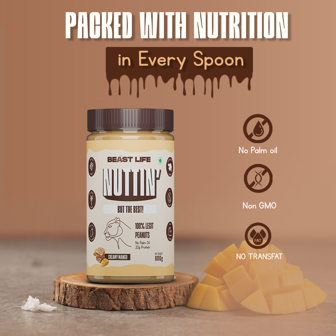 Beastlife Peanut Butter Creamy Mango 800g