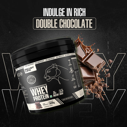 Pro Concentrate Whey Protein Rich Chocolate (3696g) | Free Gym Bag and Shaker