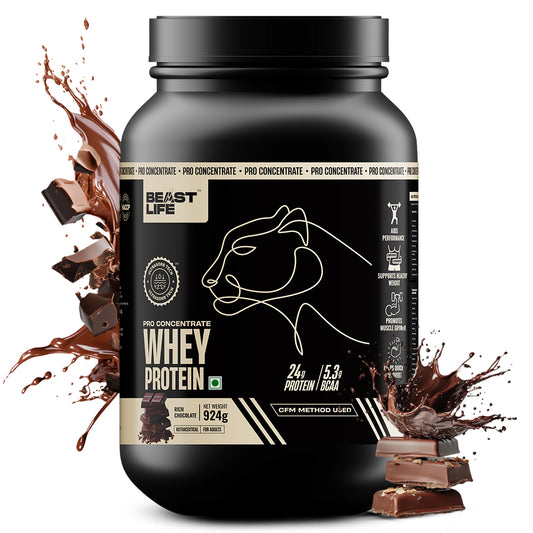 Pro Concentrate Whey Protein with Ultrasorb Tech | 924gm | Rich Chocolate
