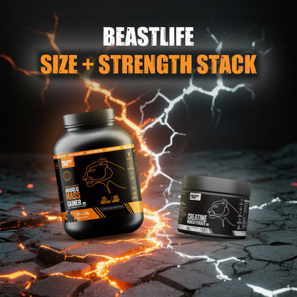 Anabolic Mass gainer 2.5kg (Belgian Chocolate) + Creatine monohydrate Unflavoured 100g