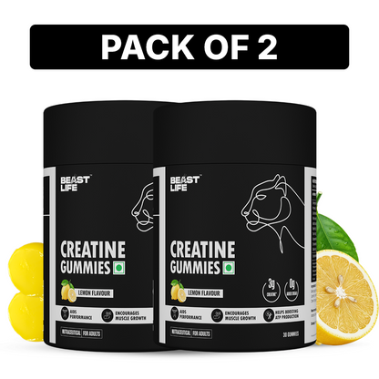 Creatine Gummies – Lemon Flavor (60 N)