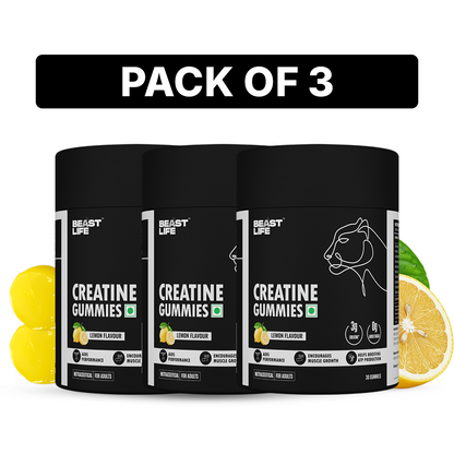 Creatine Gummies | Lemon | 90 N