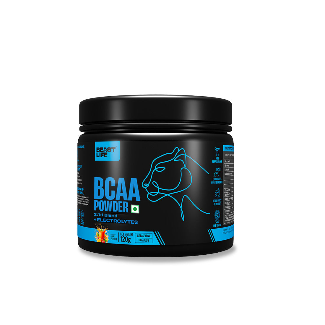 Beast Recovery BCAA | Fruit Punch | 120G