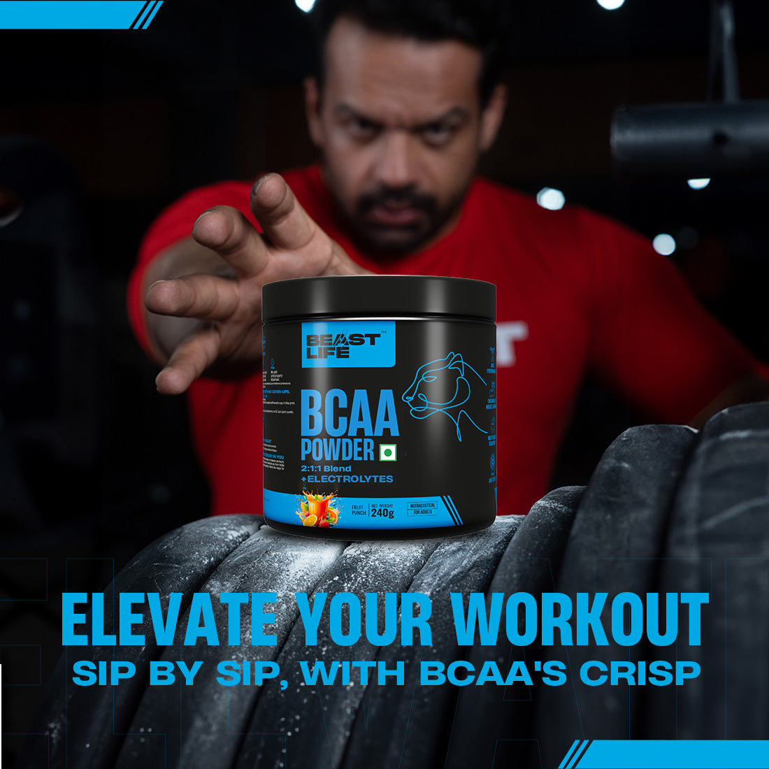 Beast Recovery BCAA | Fruit Punch | 240G