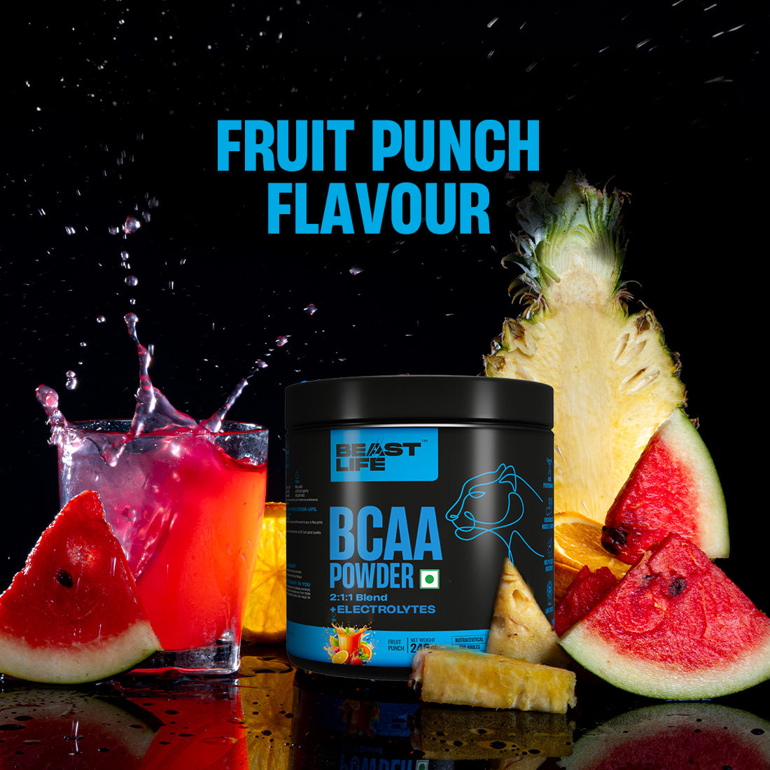 Beast Recovery BCAA | Fruit Punch | 240G