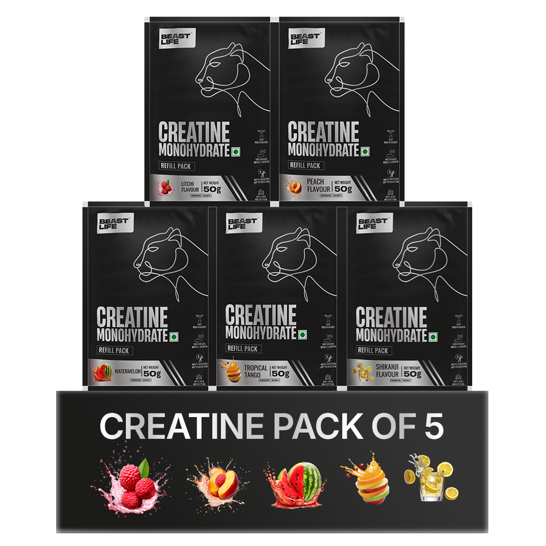 Creatine Monohydrate Assorted Pack of 5