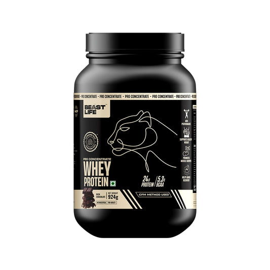 Pro Concentrate Whey Protein with Ultrasorb Tech | 924gm | Rich Chocolate