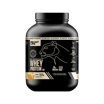 Pro Concentrate Whey Protein with Ultrasorb Tech | 1848gm | Mango