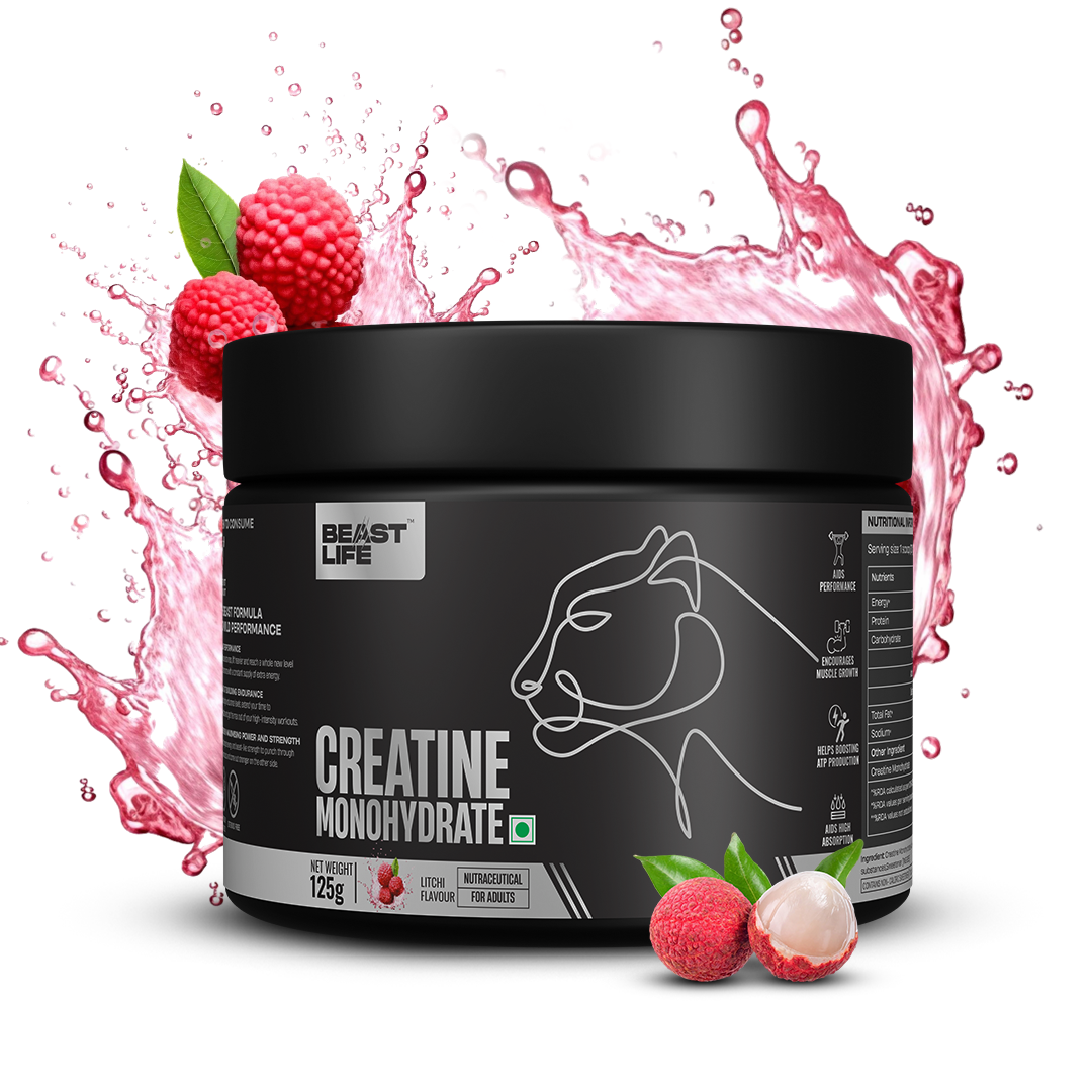 BeastLife Litchi Creatine Monohydrate 125g — Product Image