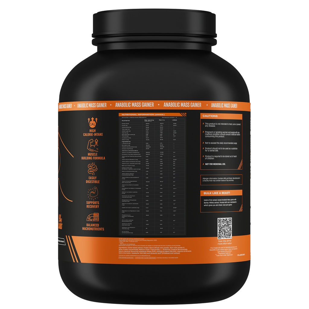 Anabolic Mass Gainer with Ultrasorb Tech 2.5 kg - Image 12