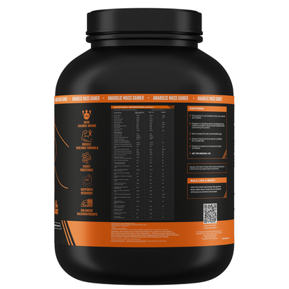 Anabolic Mass Gainer with Ultrasorb Tech | No Maltodextrin | Malai Kulfi | 2.5 kg