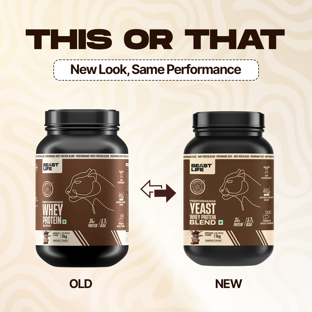 Performance Yeast Whey Protein Blend | Chocolate | 1kg