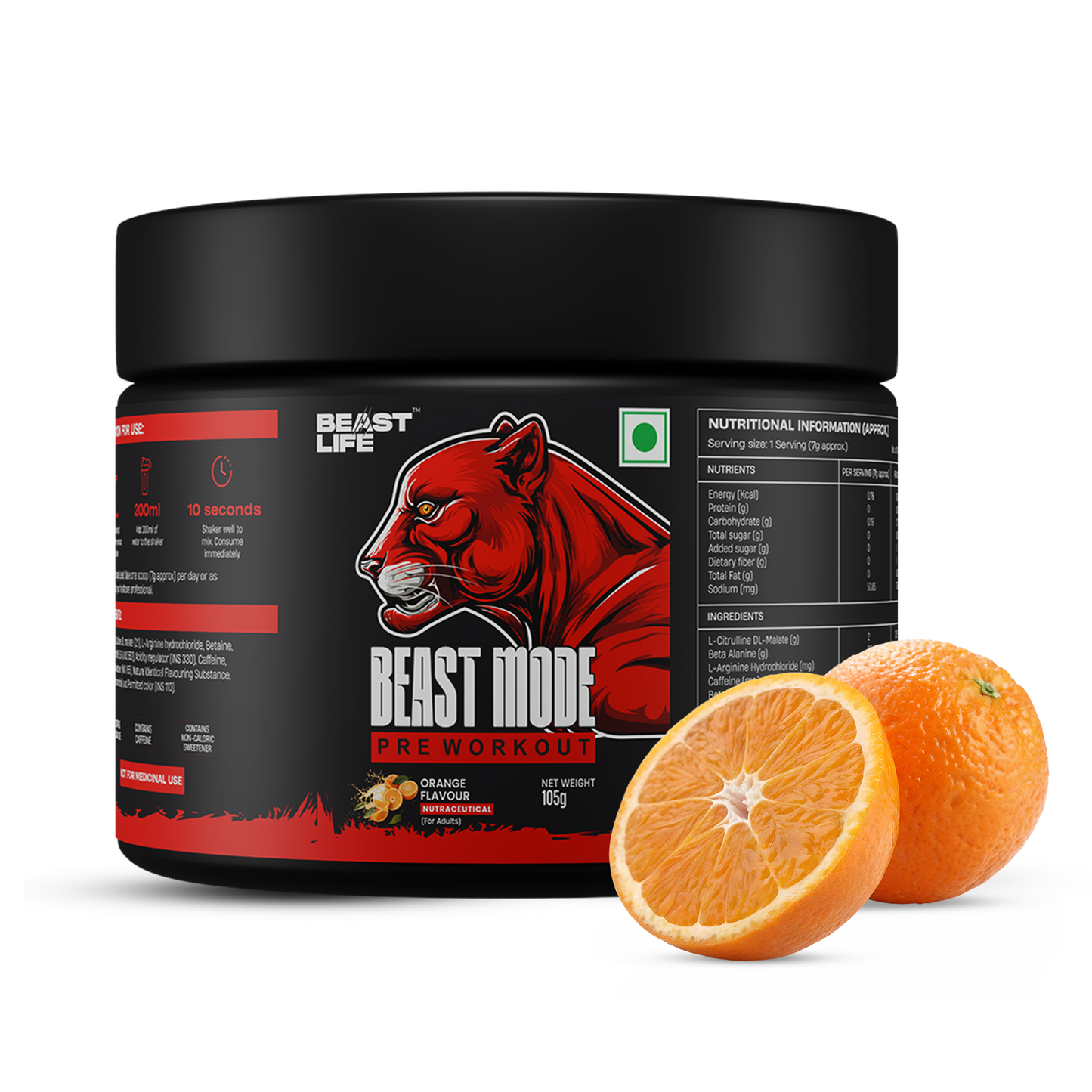 PRE WORKOUT ORANGE 105g