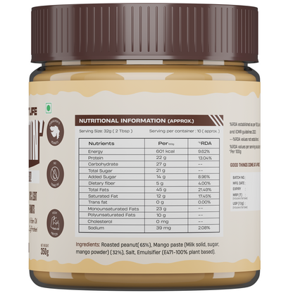 Peanut Butter | Creamy Mango | 350 g - Gift