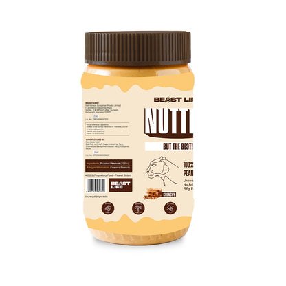 Natural Peanut Butter Crunchy (100% Peanuts, No Palm oil) | 800gm