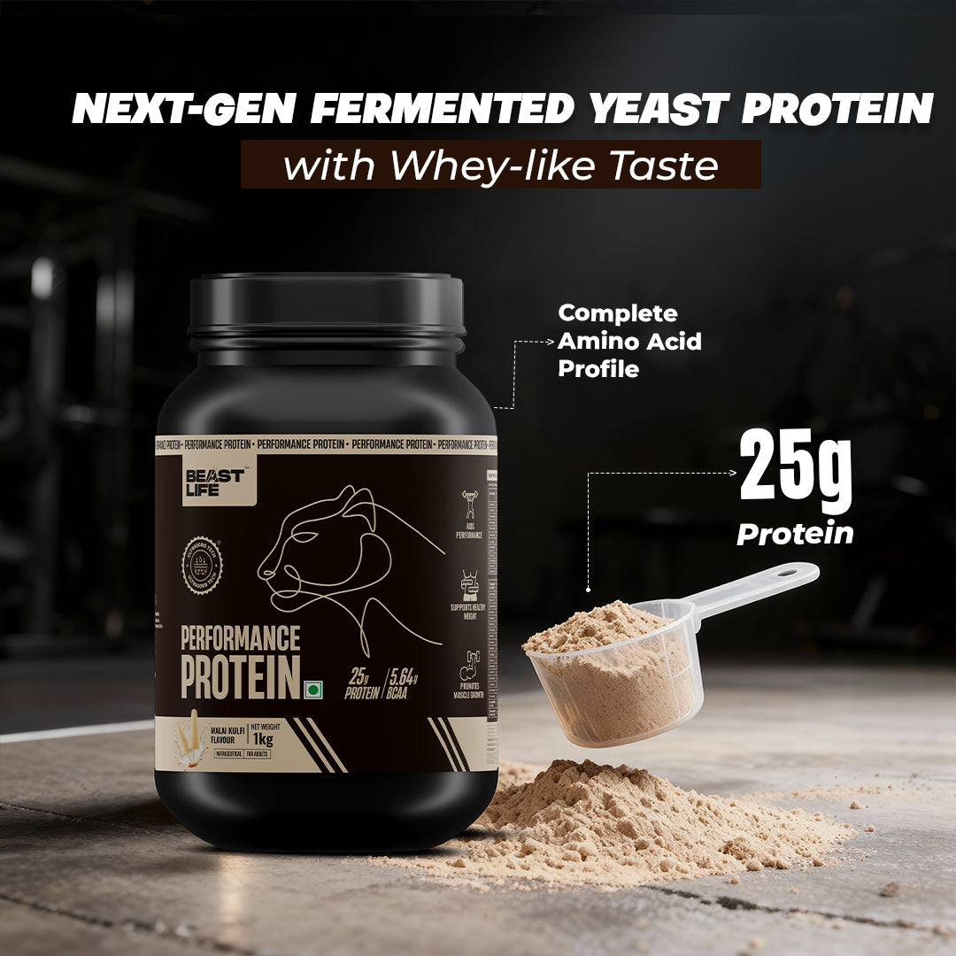 Performance Fermented Yeast Protein with Ultrasorb Tech | 1kg | Malai Kulfi
