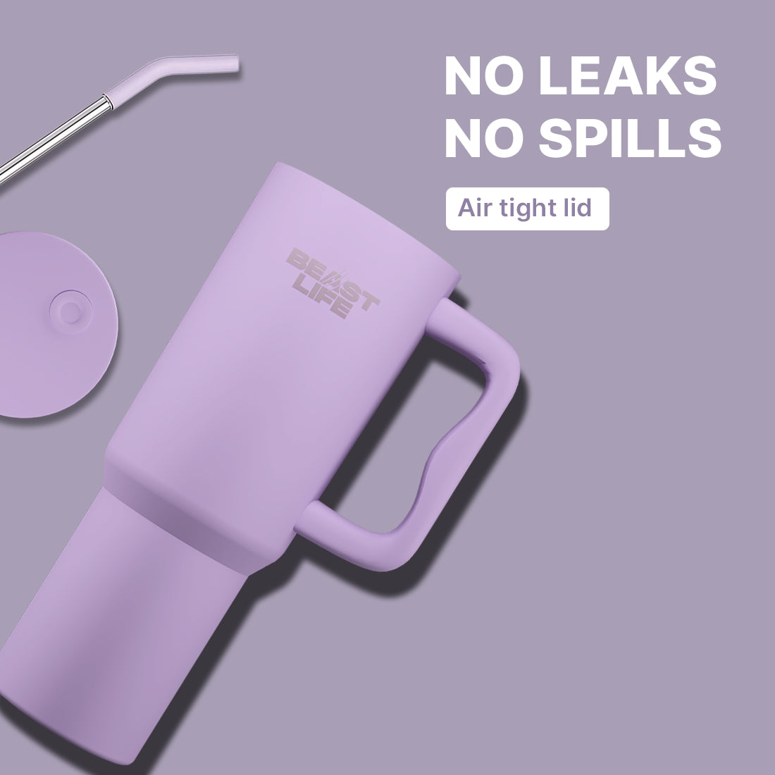 Beast Life Tumbler 1.2L - Purple