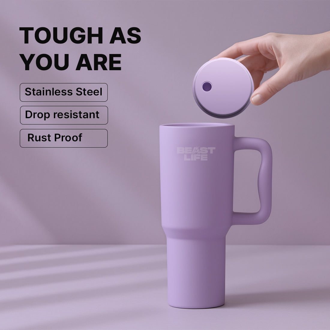 Beast Life Tumbler 1.2L - Purple