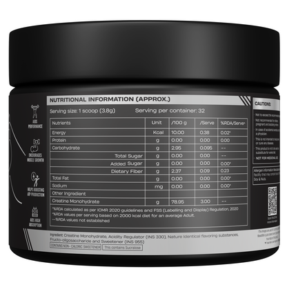 Creatine Monohydrate | Shikanji | 125 g