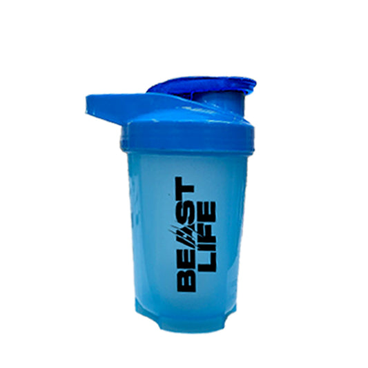 BeastLife Plastic Bold Shaker | Blue Color | 500ML