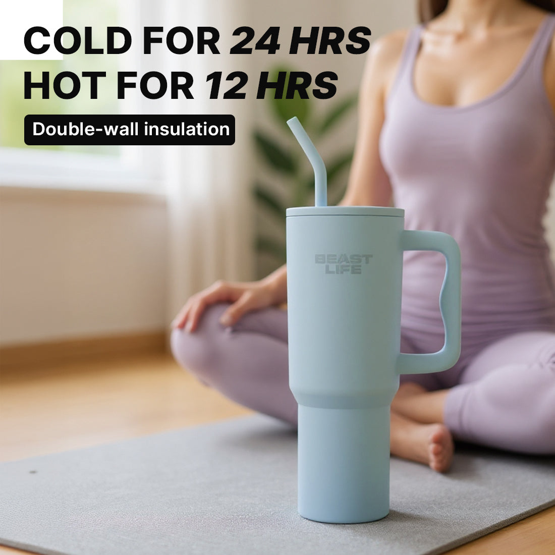 Beast Life Tumbler 1.2L - Sky Blue