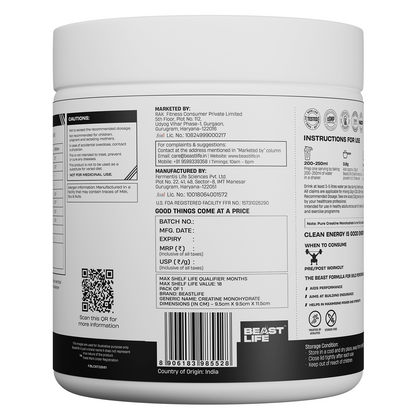 World’s First Creatine Nano 400 | Finest & Fastest Absorbing | 2X Strength | Tropical Tango | 305G