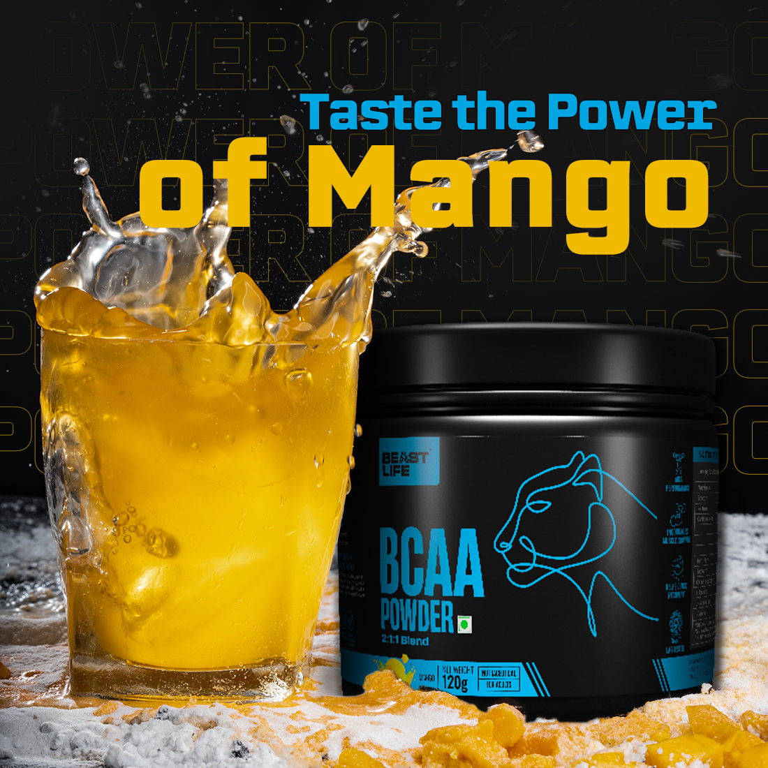 Beast Recovery BCAA | Mango | 120G