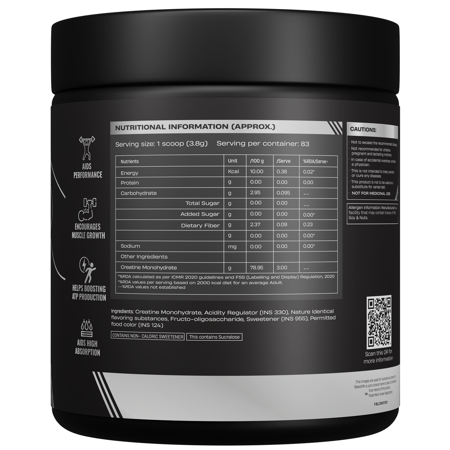 Creatine Monohydrate | Watermelon | 500 g