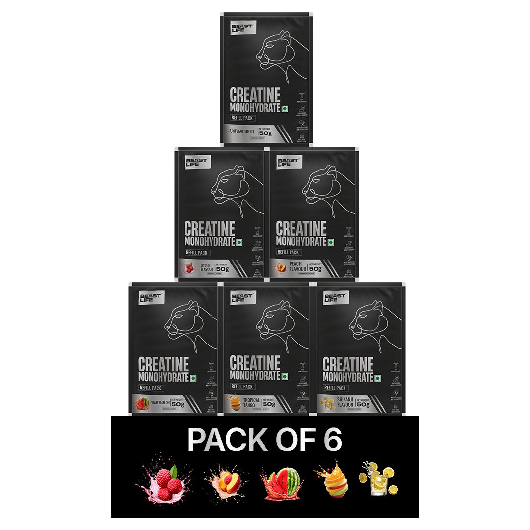 Creatine Combo | 6 Sachets × 50g Each