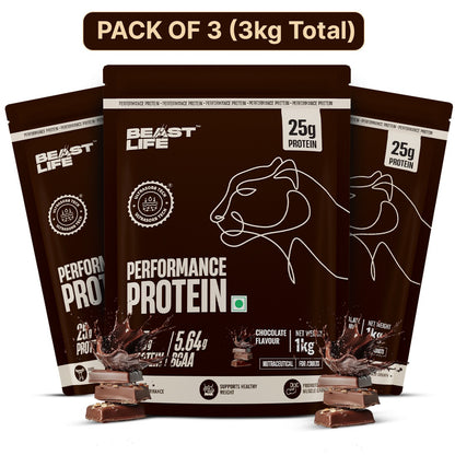 Performance Protein – 3kg Chocolate Value Pack