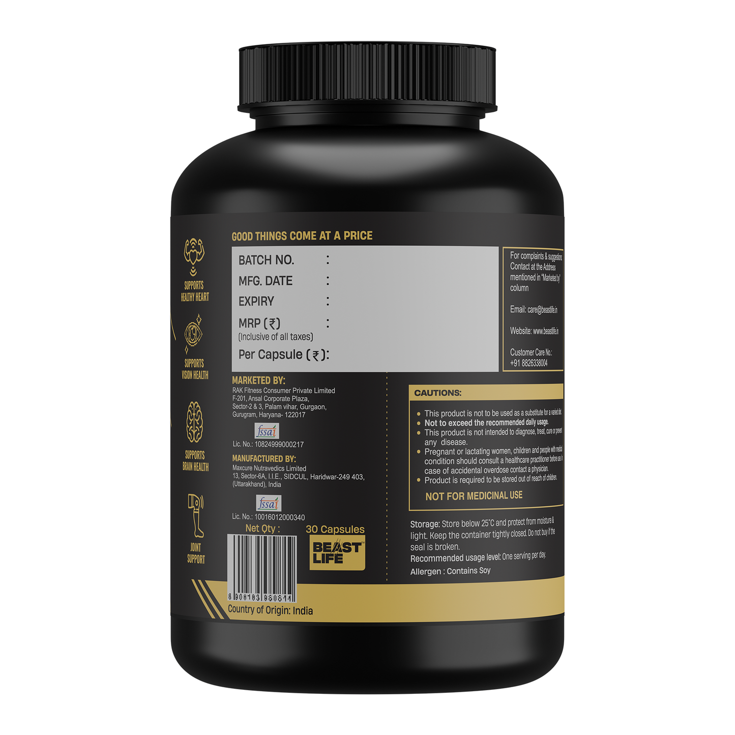 3X Strength Veg omega 3 6 9 | 30N