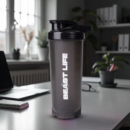 BeastLife Classic Gym shaker bottle 750ml (Black)