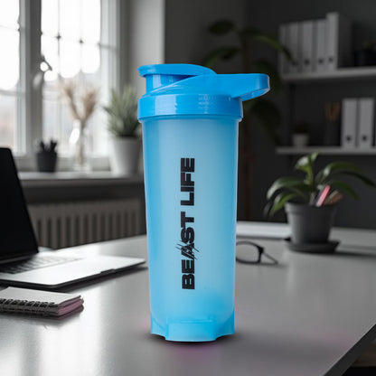 BeastLife Classic Gym shaker bottle 750ml (Blue)