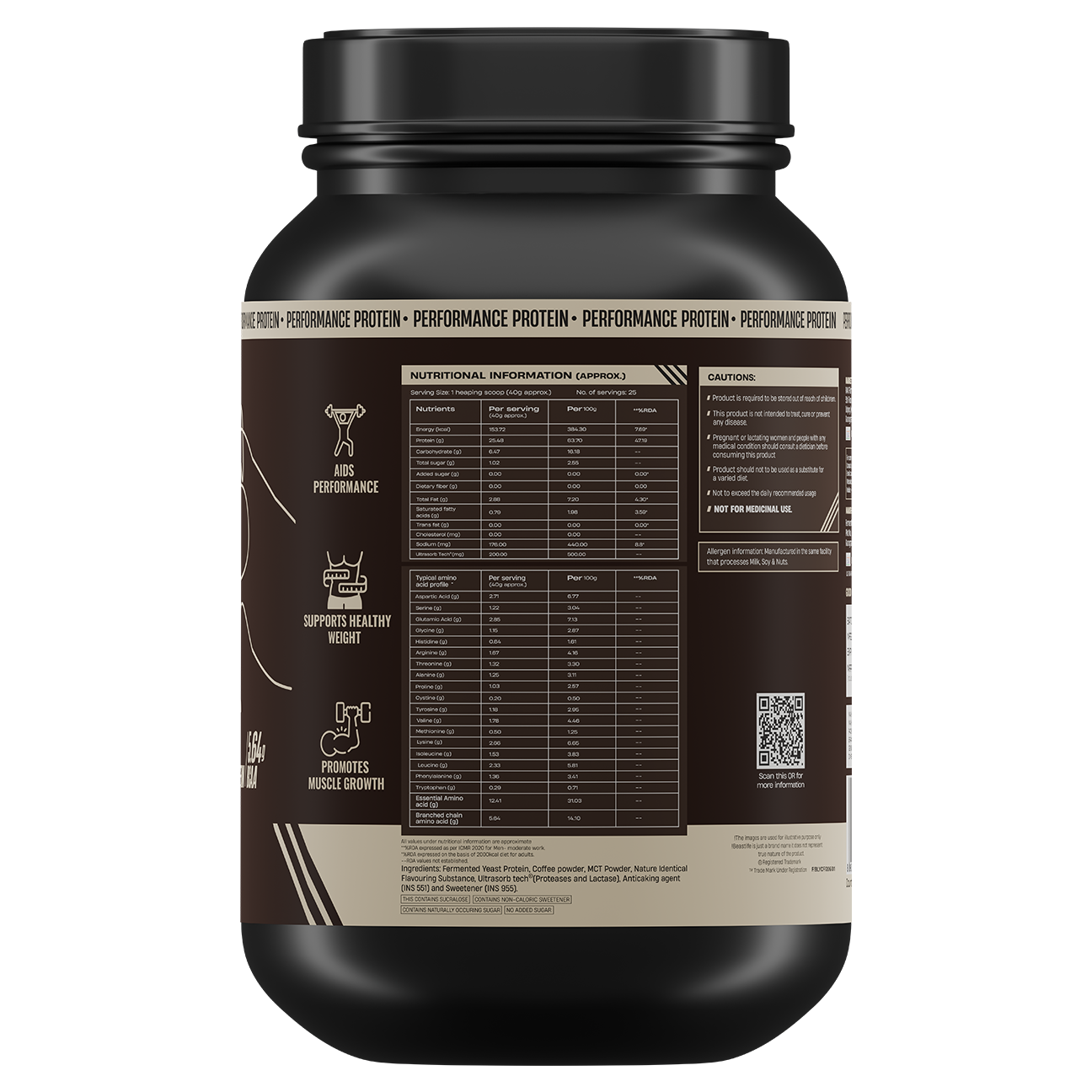 Performance Fermented Yeast Protein with Ultrasorb Tech | Cold Coffee | 1 kg