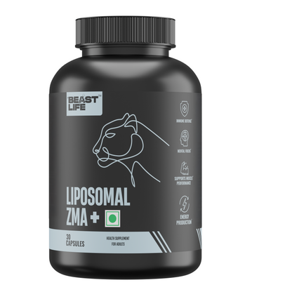 Liposomal ZMA+ | Zinc, Magnesium Complex with Vitamin B6 30N