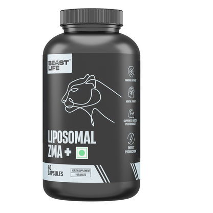 Liposomal ZMA+ | Zinc, Magnesium Complex with Vitamin B6 60N