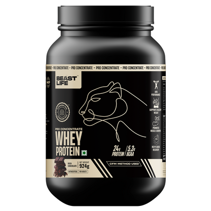 Pro Concentrate Whey Protein with Ultrasorb Tech | 924gm | Rich Chocolate
