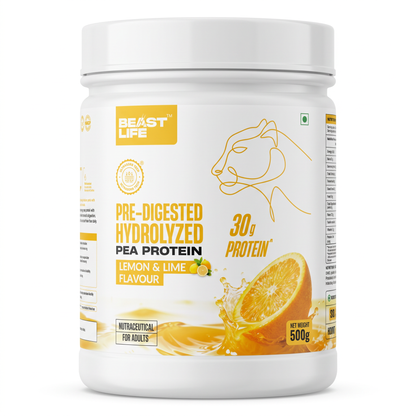 Pre-Digested Hydrolyzed Pea Protein Lemon & Lime flavour 500g